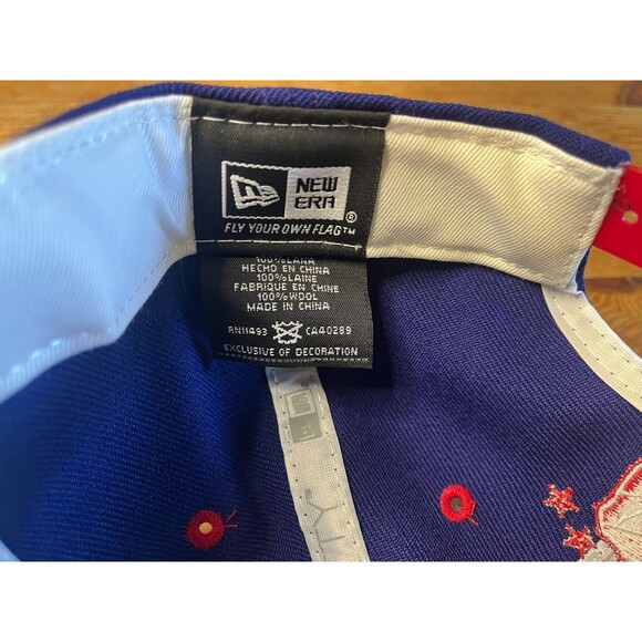 Washington Capitals Snapback Hat New Era 9Fifty Vintage Hockey Retro Caps - Picture 9 of 11